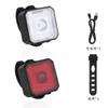 Nuevo Juego de Luces para Bicicleta, Alta Luminosidad Resistente al Agua para Ciclismo Nocturno Tipo-C Equipo de Ciclismo Carga Luz Delantera y Trasera para Bicicleta