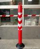 Columna de Advertencia Tumbler, Columna Elástica de PE Removible, Columna Reflectante, Hito de Aislamiento Vial, Columna Anticolisión de Desviación Tipo Dividido