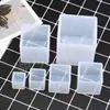 Molde Cubo Prisma Rectangular Esfera Geométrico Esfera DIY Cristal Epoxi Molde Silicona Flor Seca Espécimen Tridimensional