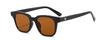 2497 Gafas de Sol de Montura Grande Venta al por Mayor de Fábrica de Amazon Sombrilla UV400 Anti-Ultravioleta Moda