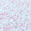 Lantejoulas banhadas a ouro/cor 3,0 mm PVC não poroso lantejoulas de coração acessórios para roupas unhas