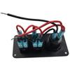 Interruptor de doble posición para modificación de coche, interruptor LED USB, combinación de interruptores para autocaravana turística, yate