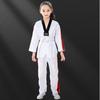 Uniformes de Taekwondo de Manga Larga para Niños y Adultos, Manga Larga Rayada Unisex