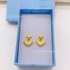 Auspiciosos y Deseosos Pendientes de Estilo Chino Nuevo con Incrustaciones de Diamantes, Cepillados, Nube Auspiciosa, Cierre de Candado Dorado, Estilo Antiguo, Exquisitos, de Gama Alta, Pendientes de Cierre de Seguridad