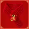 Bufanda linda de Año Nuevo para Gatos y Perros, Accesorio Navideño de Reno para Mascotas, Calentador de Cuello Festivo Rojo para Perros Pequeños