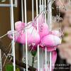 Accesorios para bodas cadena de cuentas de cristal imitación gota de agua acrílica con cuentas decoración de bodas suministros accesorios DIY
