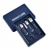 Set de Cortauñas Anti-Salpicaduras de 6 Piezas Acero Inoxidable Herramientas para Manicura y Pedicura Caseras Venta al por Mayor Transfronteriza Arte en Uñas