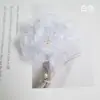 Organza de Camelia con Borde Quemado Temperamento Super Hada Flores de Tela 3D Pinza para el Cabello Flor para la Cabeza Accesorios para Ropa