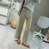 ¡Wow, el color moca es increíble! Jeans cómodos de cuatro vías, pierna recta, tiro alto, adelgazantes, pantalones de pierna ancha para mujer, perfectos para otoño