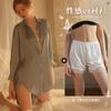 Xian Yi Pijama Camisa Sexy Estilo Namorado Feminino Verão Primavera Quer Fino Senso de Alto Padrão Roupa de Casa Roupa Externa plus size 430