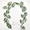 Simulação Eucalipto Rattan Cipó Salgueiro Acessórios de Iluminação Conjunto de Teto para Casamento Decoração Folha de Planta Cipó