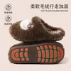 Zapatillas de Algodón Suave para Mujer 2026 Nuevas de Otoño/Invierno para Interiores del Hogar Engrosadas Antideslizantes Cálidas de Algodón para Damas