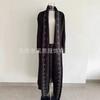 Novo Cardigã Estilo Miyaki com Lapela Vintage de Camada Dupla, Casaco Longo Versátil Trench Coat para Mulheres, Moda Transfronteiriça
