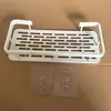 Estante de almacenamiento para baño, estante de pared sin taladro para bañera, lavabo y lavamanos