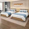 Mobiliario de Hotel Habitación Estándar Juego Completo Habitación Estándar Individual Hotel Rural Habitación de Hotel Cama Queen Apartamento Cama de Hotel Personalizado Doble Especial