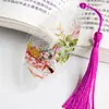 Estilo Chinês estilo antigo folhas nervura da folha marcador de página criativo requintado presente para professores e colegas de classe recompensa material escolar para estudantes