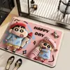 Alfombrilla de Suelo de Barro Diatomeas Crayon Shin-chan Baño Absorbente de Agua Antideslizante Felpudo Entrada Duradero Resistente a Manchas Resistente al Desgaste Alfombrilla Engrosada Dropshipping