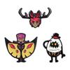 Dibujos Animados Creativos Cine y Televisión Anime Demonio del Infierno Periférico Broche Divertido Insignia de Horror Versátil Personalizada Insignia de Metal