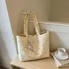 Bolsa tote com estampa de estrelas, um design elegante e simples, perfeita para estudantes, para ir ao trabalho e para passeios casuais, com grande capacidade