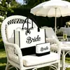 Exclusivo para ventas transfronterizas: Set de bolso de mano para novia, bolsa de lona tipo tote con contraste blanco y negro, bestseller en AliExpress