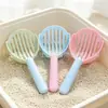 Varios tipos de palas para arena para gatos, recogedores de excrementos para mascotas de agujeros grandes, herramientas de limpieza para el hogar, palas para arena de gato
