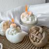Molde de Vela de Aromaterapia Bebé Ángel Jiahuimei DIY Cáscara de Huevo de Pascua Vela de Aromaterapia para Bebé Molde de Silicona