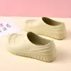 Pantuflas de Suela Gruesa Baotou para Mujer, Uso Exterior de Verano, Aumentadoras de Altura, Zapatos Antideslizantes para Chef, Impermeables, Resistentes al Aceite, Cómodas, Suaves, Frescas