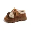 Zapatos de Algodón Suave para Niños 2025 Nuevo Estilo Invierno Zapatos Casuales Cálidos de Terciopelo Estilo Coreano para Niñas Zapatos Peludos para Bebé Niña