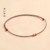 Corda de Mão Tecida em Bambu Nuclear Oliva Pulseira de Casal Ping An Joy de Ponta Alta Corda Tecida Artesanal Estilo Simples