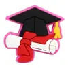 Temporada de Graduación Transfronteriza Amuletos para Zuecos Hebillas para Zapatos de Goma Suave de PVC Accesorios para Zapatos Clips para Zapatos de Dibujos Animados Desmontables para Bricolaje