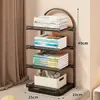 Estantería de Mirador Clasificación por Tema Estante de Almacenamiento Organizador de Libros de Escritorio para Estudiantes Estantería Pequeña de Esquina Multicapa para Libros Ilustrados Infantiles