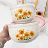 Juego de Tres Piezas de Recipiente Cerámico para Conservar Frescura Regalo de Apertura Fiambrera Sellada para el Hogar Regalo Juego de Cajas de Regalo de Porcelana Regalo Pequeño