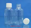Botella transparente de 60 ml para pigmento de tatuaje, tapa de punta transparente, modelo de biberón para color de pigmento de tatuaje, botella de pintura de tono superior