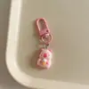 Llavero de Capibara Rosa Super Lindo Colgante de Dibujos Animados Lindo Colgante para Mochila Escolar de Estudiante Accesorios Mejor Amiga Pequeño Regalo