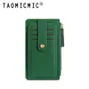 Amazon Ins Holder Plegable de Monedas y Tarjetas para Mujer Pu Ranura Múltiple para Tarjetas Holder de Identificación Compacto Holder de Monedas