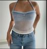 2022 Amazon Aliexpress Sexy Camisola Ajustada Moda Versátil Estilo Sexy sin Espalda