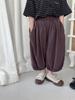 Produtos Infantis Jiaye Verão 2025 Novo Calça Bloomers Lisa de Tencel para Meninos Calça Solta de Nove Pontos para Bebê Menina Calça Anti-Mosquito