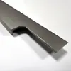 Manija Invisible Puerta de Gabinete Moderna Simple de Gama Alta Manija para Junta de Puerta de Armario Sellado Cajón de Gabinete Sin Perforar Minimalista