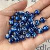 Cuentas Redondas de Resina con Lámina de Oro Galáctico de 10 mm Cuentas Sueltas Pulsera de Abalorios Hecha a Mano DIY Accesorios para Ropa Cuentas Tratamiento Perlado