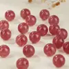 Cristal de Morango Natural Contas Soltas Contas Feitas à Mão Acessórios para Joias DIY Acessórios de Contas de Cristal de Morango Sangue de Pombo