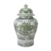 Jarra General de Cerámica Esmaltada de Colores Jingdezhen, Decoración Nueva de Estilo Chino para Sala de Estar y Entrada, Jarrón de Estilo Antiguo, Recipiente para Té para el Hogar