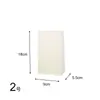Bolsa de Papel Kraft Blanca Personalizada Bolsa de Almacenamiento de Papel Venta al por Mayor Empaque a Prueba de Grasa para Horneado Papel Cuadrado para Alimentos