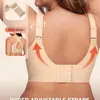 Sujetador de Mujer Letsjoli con Soporte, Sin Varillas, Fruncido, Cobertura Total