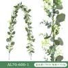 Simulación Planta Verde Colgante de Pared Eucalipto Mann Hogar Jardín Exterior Decoración Adornos Atmósfera Festiva Montaje Flores Artificiales