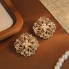Nuevo broche de perlas de imitación retro, elegante broche de moda antiluz, broche de ramillete para ropa, broche de cuello