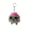 Pingente de Hamster Presente Acessórios de Hamster Xiyin Comércio Exterior Transfronteiriço Chaveiro Fofo de Acrílico