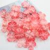 Simulación Borde de Coca Hojas de Hortensia Piezas DIY Material Hecho a Mano Flor de Seda Antigua Tocado Pasador Decoración de Flores Flor Artificial Valle Belleza Disparo