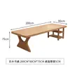 Escritorio de Madera Maciza Estilo Chino Nuevo para Uso Doméstico, Escritorio Rectangular Grande que Puede Usarse como Alternativa a un Sofá de Sala de Estar, Mesa de Lectura y Escritorio Doble de Estudio