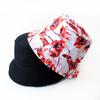 Sombrero de pescador con estampado digital de Amazon, nuevo sombrero de pescador de doble cara para exteriores, ideal para hombres y mujeres europeos y americanos.