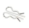 Acero inoxidable 304 pasador de horquilla tipo B pasador en forma de R pasador de onda pasador de bayoneta pasador de horquilla pasador de bloqueo M1M2M3M4M5